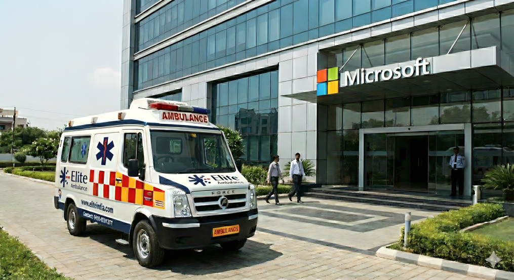 Ambulance on campus